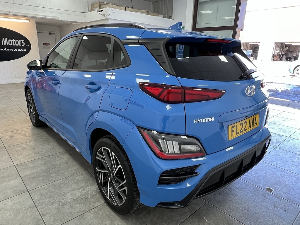 Hyundai Kona T-gdi Mhev N Line FL22AWA Blue #5