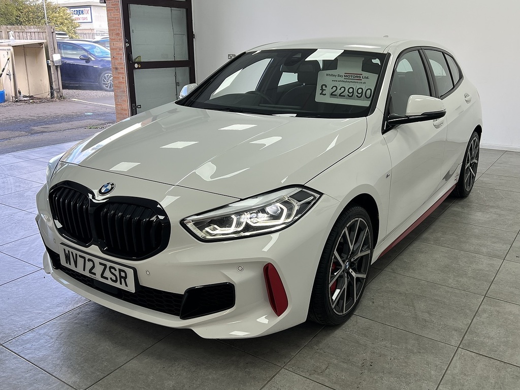 BMW 1 Series 128Ti WV72ZSR White #6