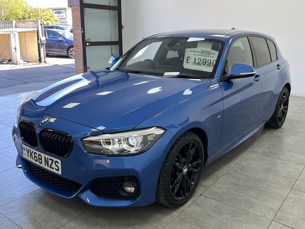 BMW 1 Series 118D M Sport Shadow Edition YK68NZS Blue #6