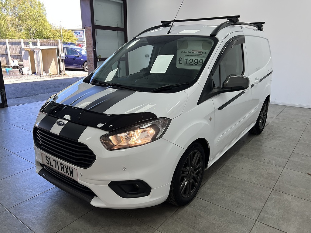 Ford Transit Courier Ecoboost Sport White #6