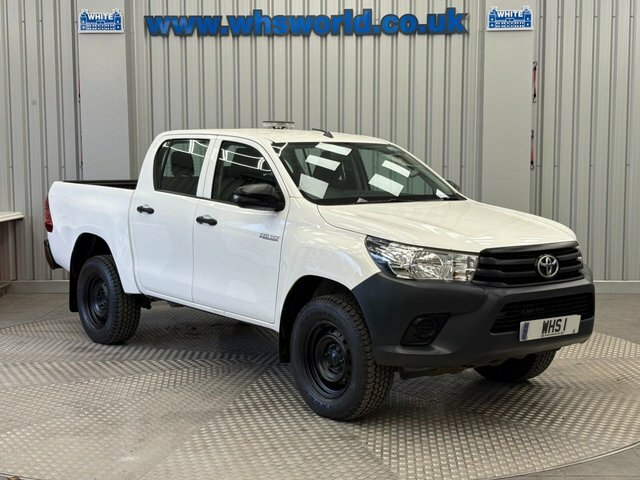 Toyota HILUX 2019 2.4 D-4d 150 Bhp Active Dcab Pickup 4Wd Manu White