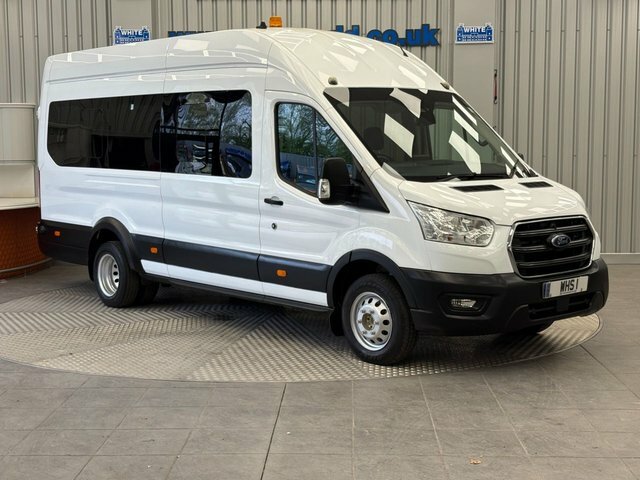 Ford Transit Custom 2019 2.0 Ecoblue 130 Bhp 460 L4 H3 Leader 17 Seate LG69BOU White