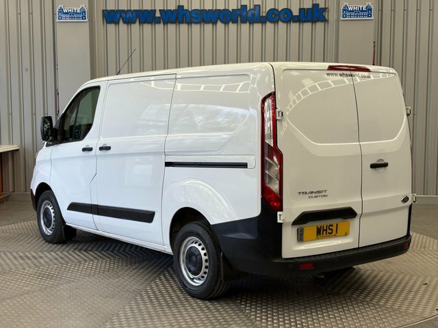 Ford Transit Custom 2021 2.0 Ecoblue 130 Bhp 300 L1 H1 Leader YV21BGO White #4