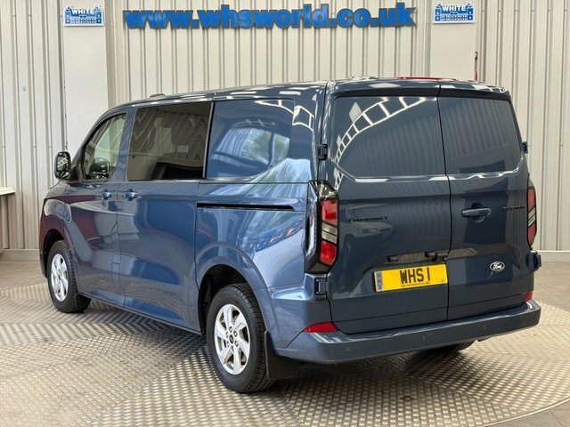 Ford Transit Custom 2024 2.0 Ecoblue 136 Bhp 280 L1 H1 Limited Double VK74WHJ Blue #4
