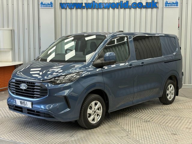 Ford Transit Custom 2024 2.0 Ecoblue 136 Bhp 280 L1 H1 Limited Double VK74WHJ Blue #3