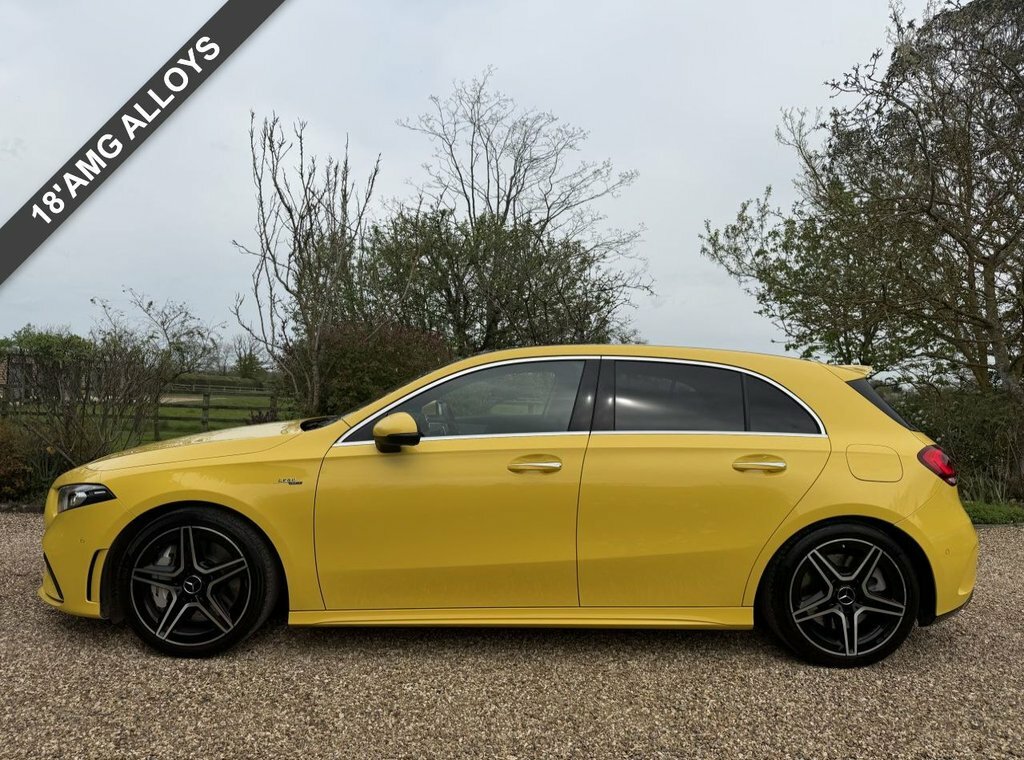 Mercedes-Benz A Class 2L Amg WX69VMV Yellow #3