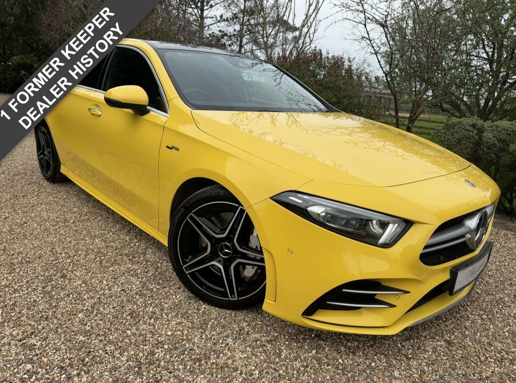 Mercedes-Benz A Class 2L Amg WX69VMV Yellow #2
