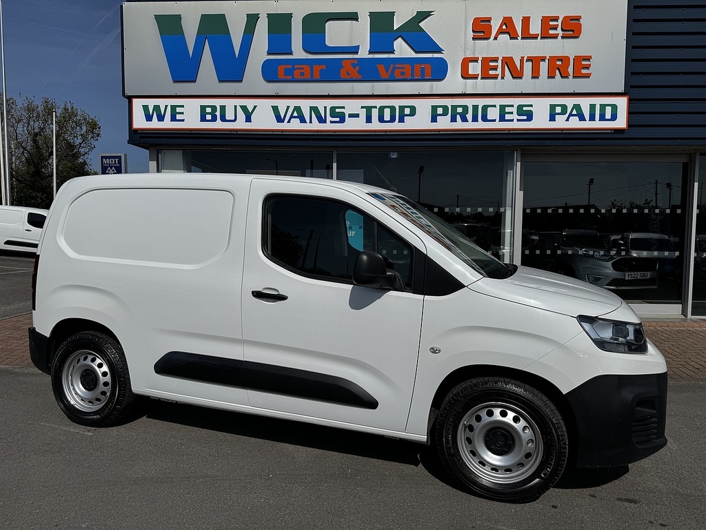 Citroen Berlingo 1.5 Bluehdi 1000 Worker M Panel Van Man MW69FFR White #2