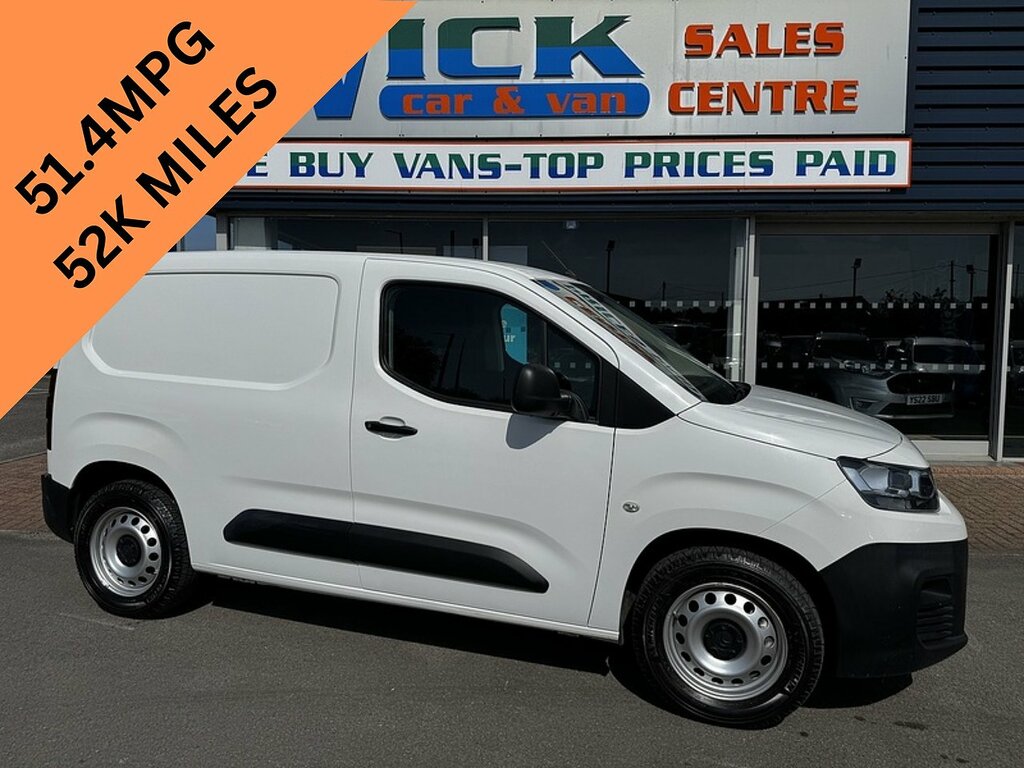 Citroen Berlingo 1.5 Bluehdi 1000 Worker M Panel Van Man White