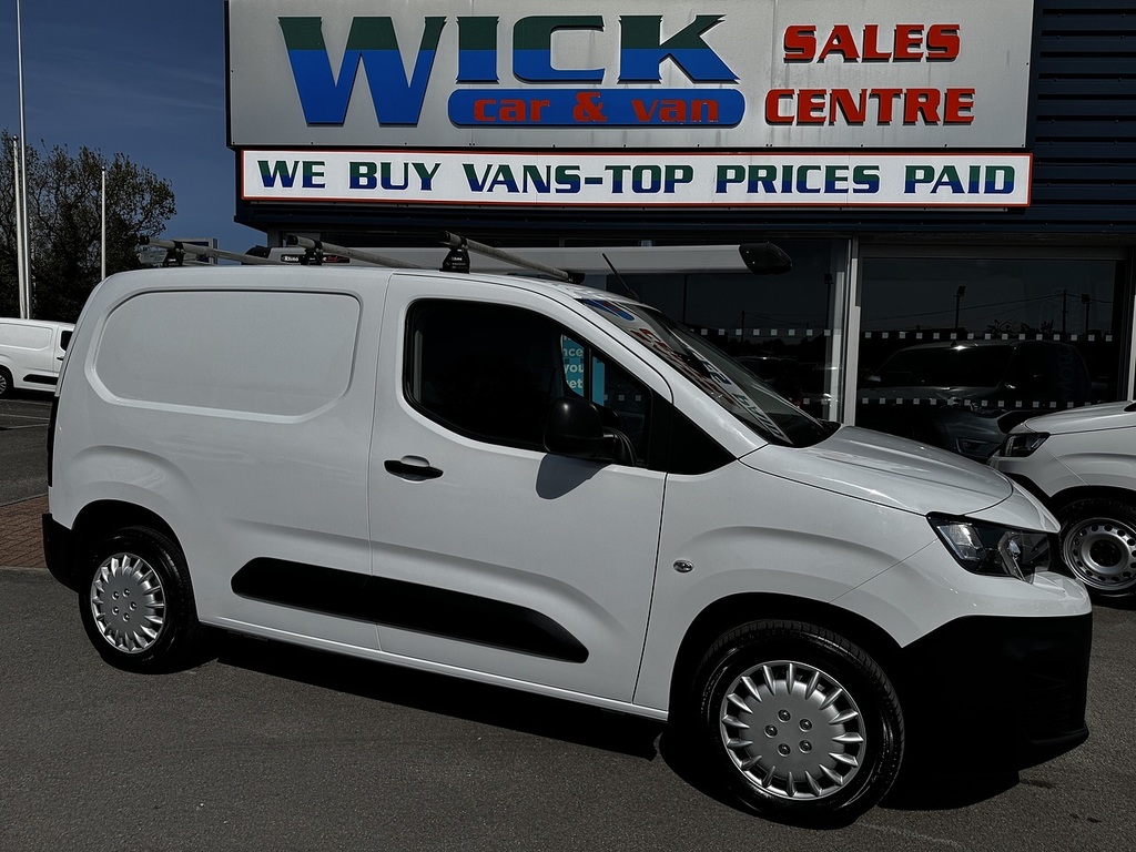 Peugeot Partner 1.5 Bluehdi 1000 Professional Premium Standard P ND72YTR White #2