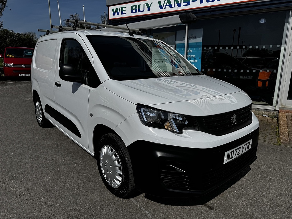 Peugeot Partner 1.5 Bluehdi 1000 Professional Premium Standard P ND72YTR White #3