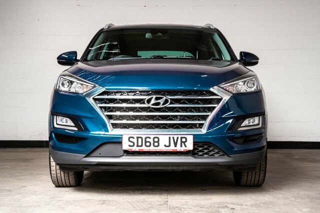 Hyundai Tucson 2018 1.6 Gdi Se Nav Suv Euro 6 SD68JVR Blue #2