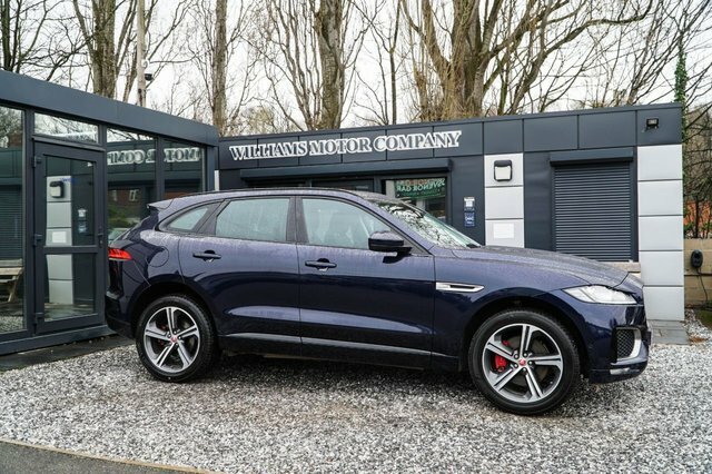 Jaguar F-Pace 2018 3.0 D300 V6 S Suv Awd Euro 6 Blue #6
