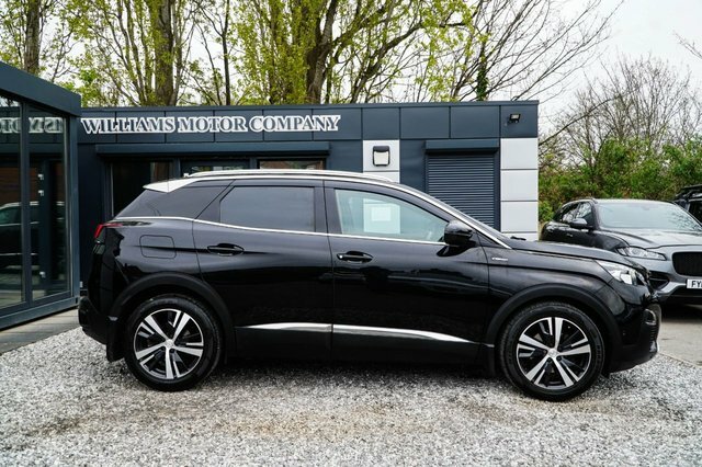 Peugeot 3008 2019 1.5 Bluehdi Gt Line Suv Eur EX69BCY Black #3