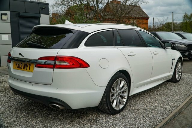Jaguar XF 2013 2.2D Sport Sportbrake Euro 5 YX13NYT White #5