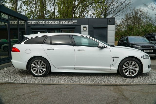 Jaguar XF 2013 2.2D Sport Sportbrake Euro 5 YX13NYT White #6