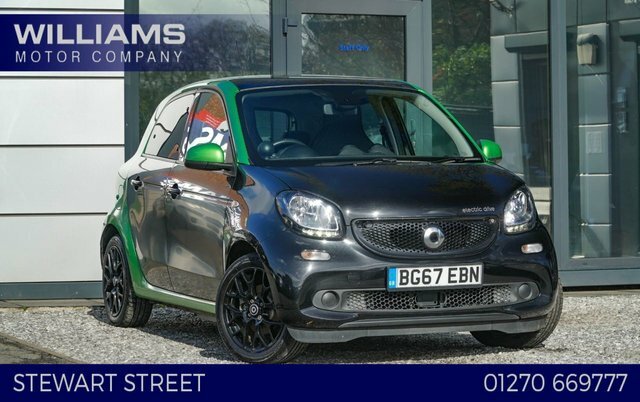 Smart Forfour 2017 17.6Kwh Prime Premium Hatchback Electri Green
