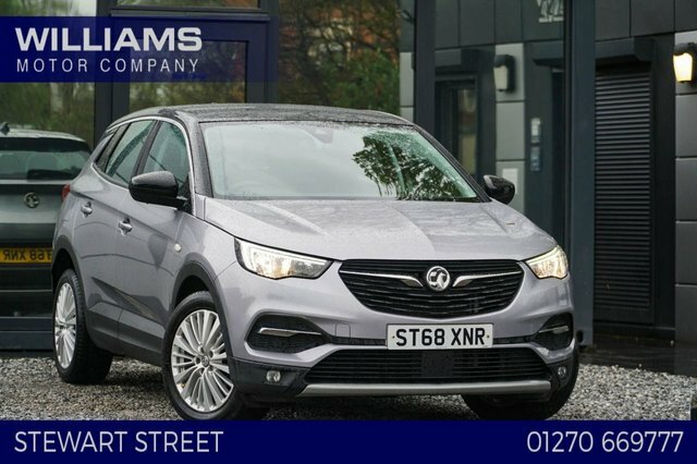 Vauxhall Grandland X 2019 1.2 Turbo Gpf Sport Nav Suv Grey