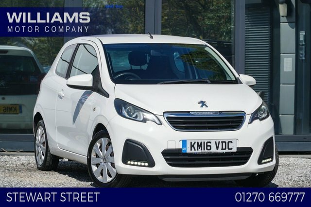 Peugeot 108 2016 1.0 Active Hatchback Euro 6 White