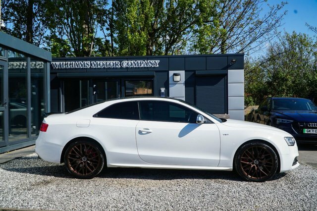 Audi S5 2012 3.0 Tfsi V6 Black Edition Coupe S T70GBW White #3