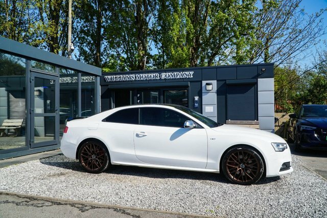 Audi S5 2012 3.0 Tfsi V6 Black Edition Coupe S T70GBW White #6