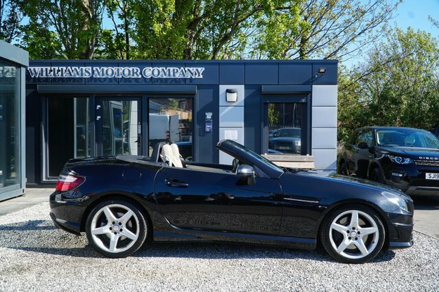 Mercedes-Benz SLK 2013 2.1 Slk250 Cdi Amg Sport Convertible Dies YT63HBN Black #2