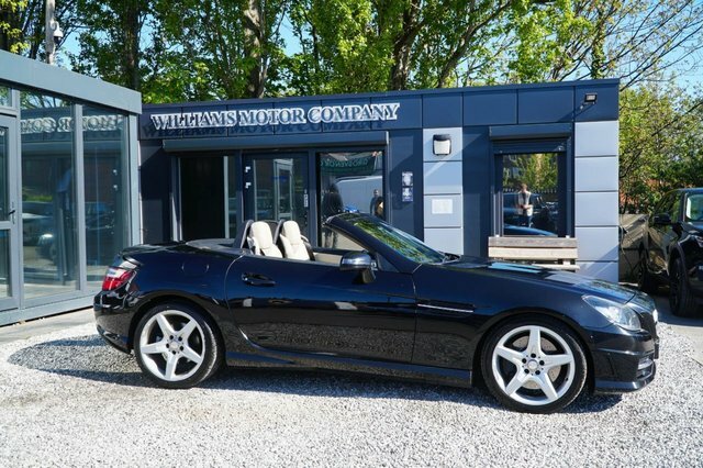 Mercedes-Benz SLK 2013 2.1 Slk250 Cdi Amg Sport Convertible Dies YT63HBN Black #6
