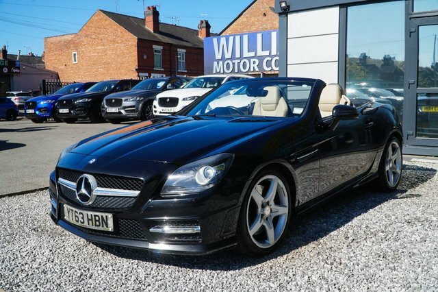 Mercedes-Benz SLK 2013 2.1 Slk250 Cdi Amg Sport Convertible Dies YT63HBN Black #4