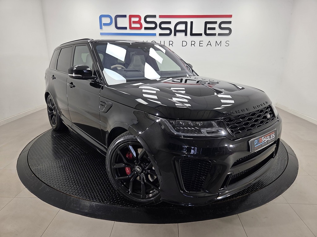 Land Rover Range Rover Sport 5.0 P575 V8 Gpf Svr Suv 4Wd Euro 6 YP69WBT Black