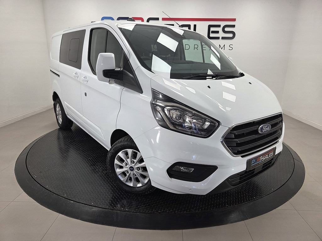 Ford Transit Custom 2.0 300 Ecoblue Limited Crew Van Double Cab Di White