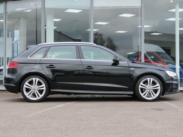 Audi A3 2014 2.0 Tdi S Line Sportback S Tronic KU64WDS Black #4