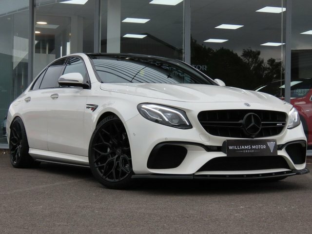 Mercedes-Benz E Class 2018 4.0 E63 V8 Biturbo Amg Saloon Spds M44XTX White #2