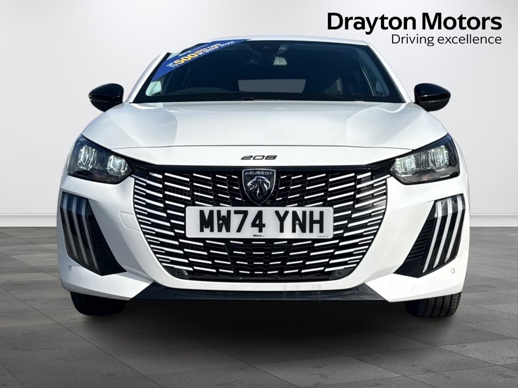 Peugeot 208 1.2 Puretech Allure Hatchback MW74YNH White #3