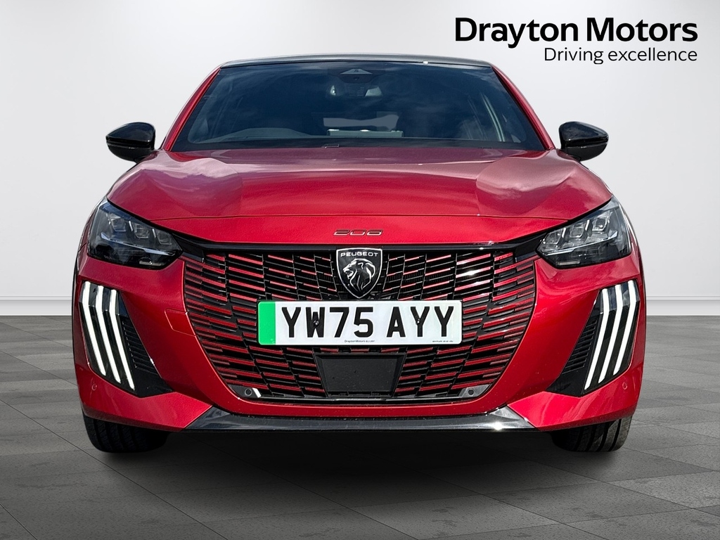 Peugeot e-208 50Kwh Gt Hatchback YW75AYY Red #3