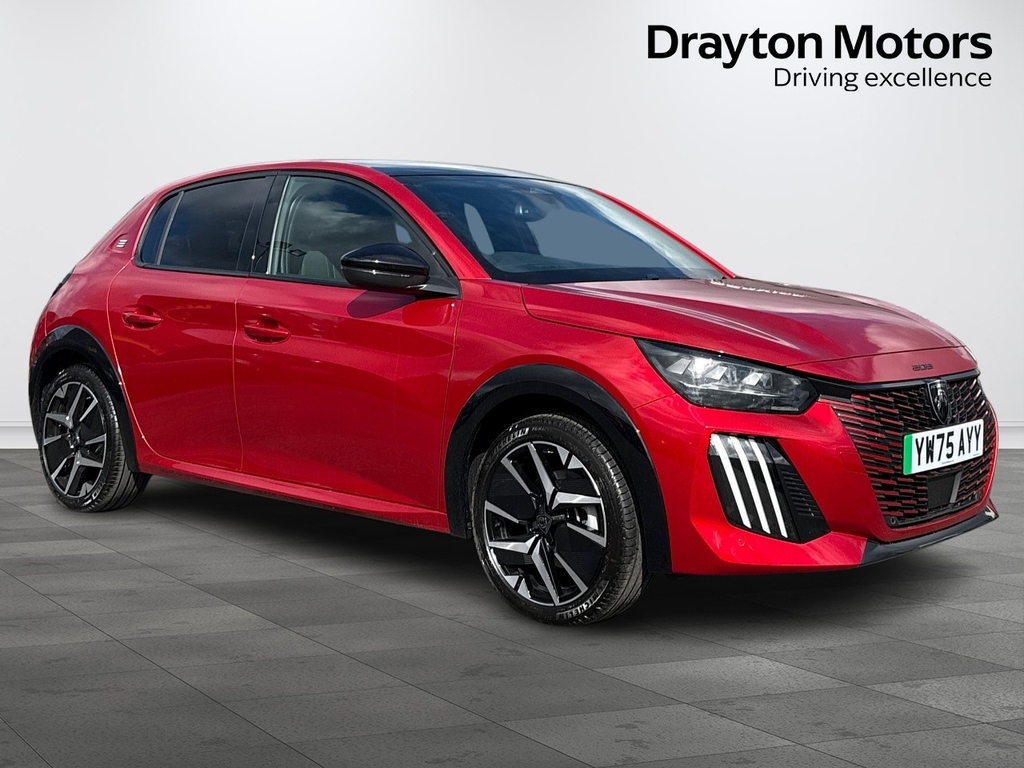 Peugeot e-208 50Kwh Gt Hatchback Red