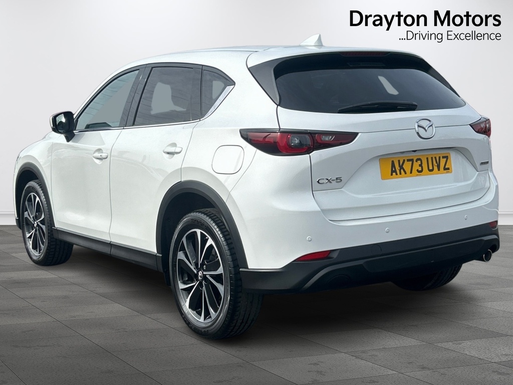 Mazda CX-5 2.2 Skyactiv D Exclusive Line Suv AK73UVZ White #6