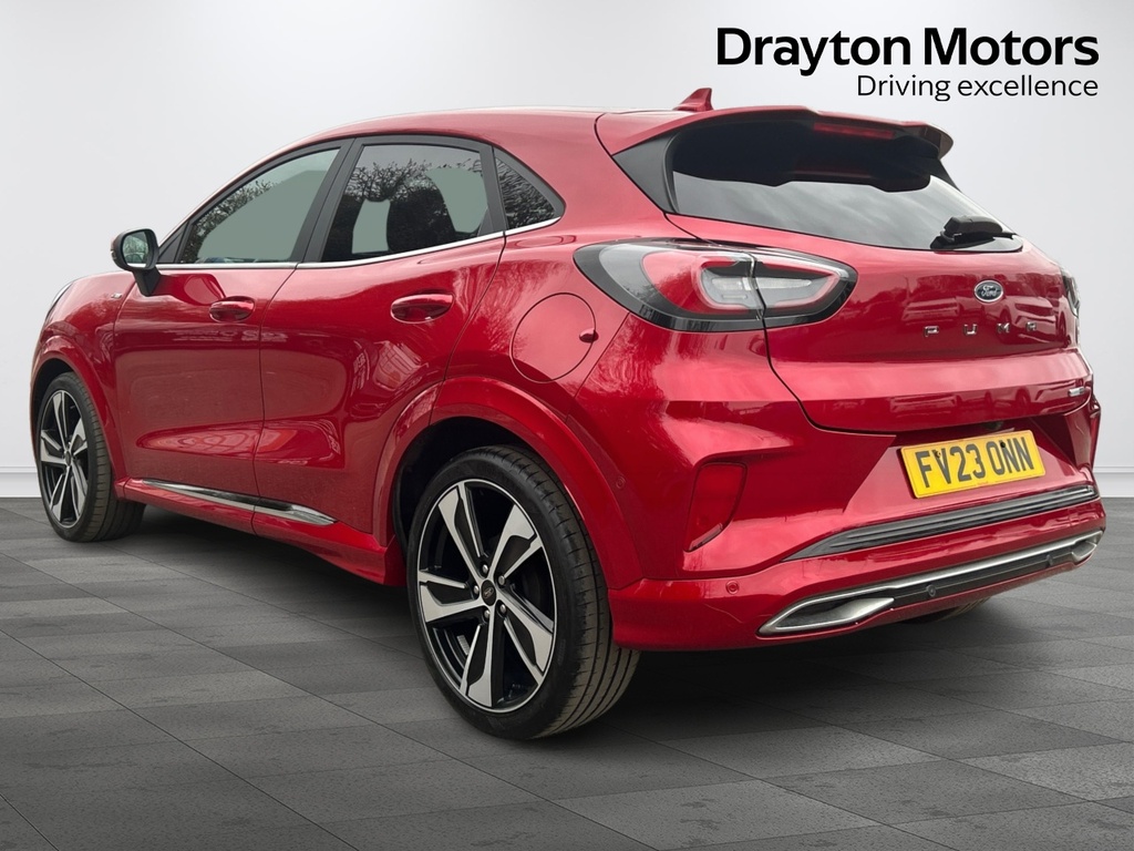Ford Puma 1.0T Ecoboost Mhev St Line Vignale Suv FV23ONN Red #6