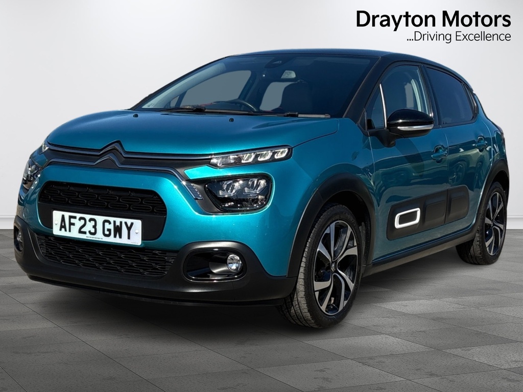 Citroen C3 1.2 Puretech Shine Plus Hatchback Eat6 AF23GWY Blue #4