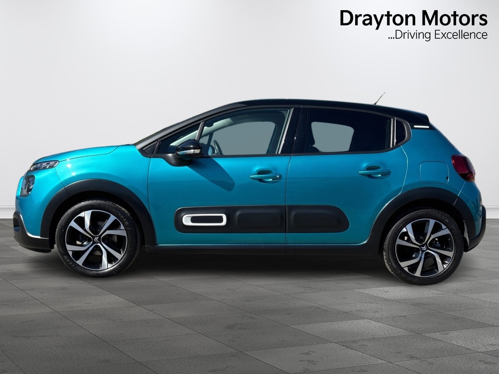 Citroen C3 1.2 Puretech Shine Plus Hatchback Eat6 AF23GWY Blue #5