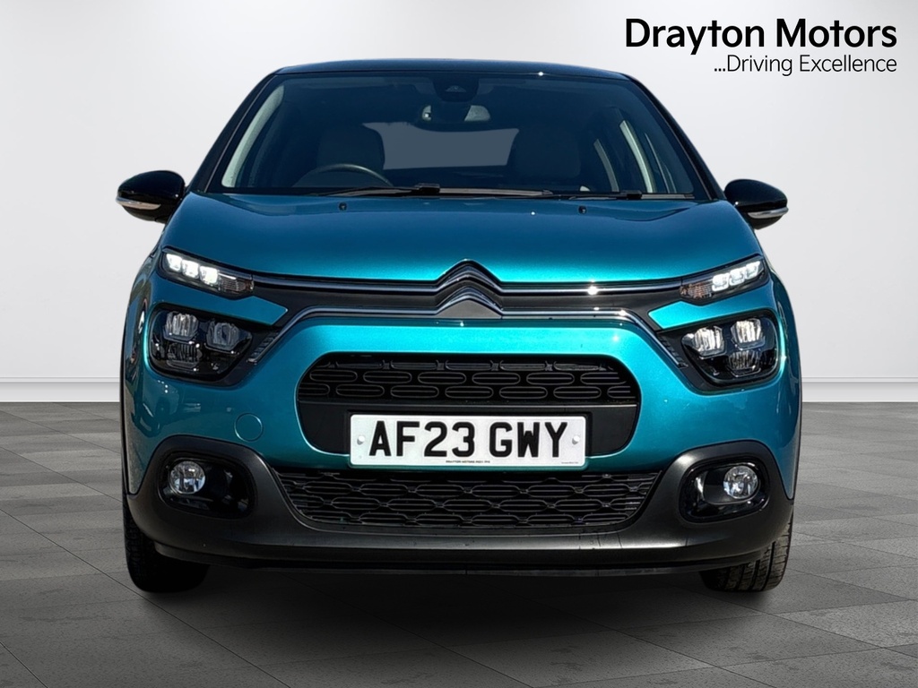 Citroen C3 1.2 Puretech Shine Plus Hatchback Eat6 AF23GWY Blue #3