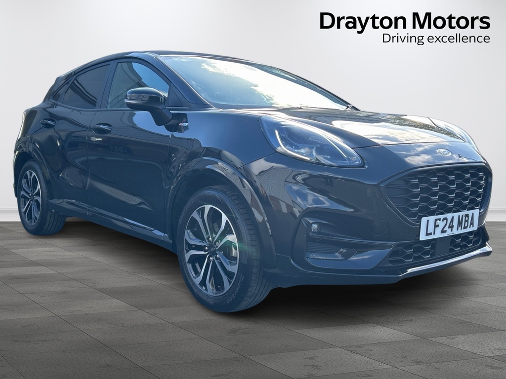 Ford Puma 1.0T Ecoboost Mhev St Line Suv Hybrid D Black