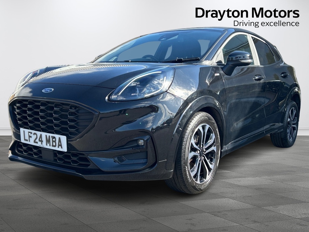 Ford Puma 1.0T Ecoboost Mhev St Line Suv Hybrid D LF24MBA Black #4