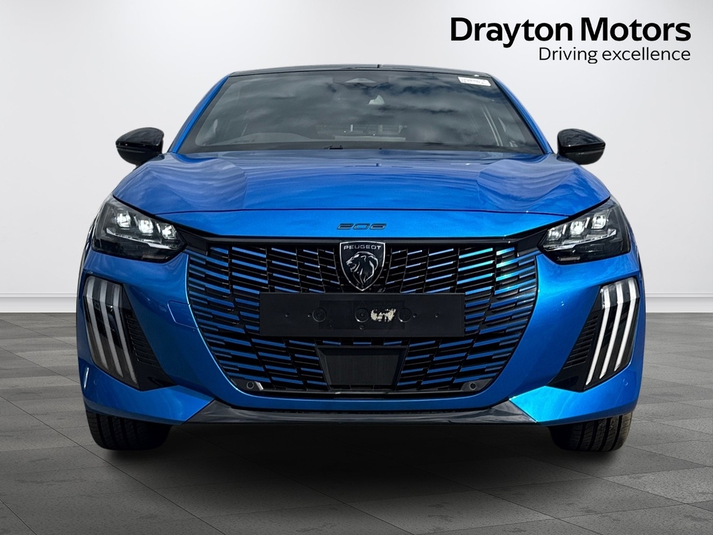 Peugeot e-208 50Kwh Gt Hatchback Blue #3