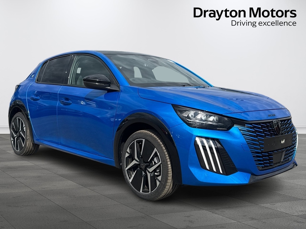Peugeot e-208 50Kwh Gt Hatchback Blue
