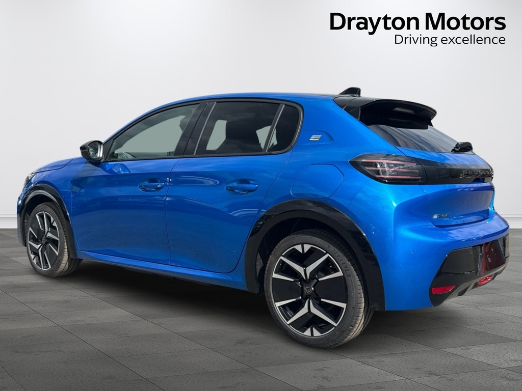 Peugeot e-208 50Kwh Gt Hatchback Blue #6