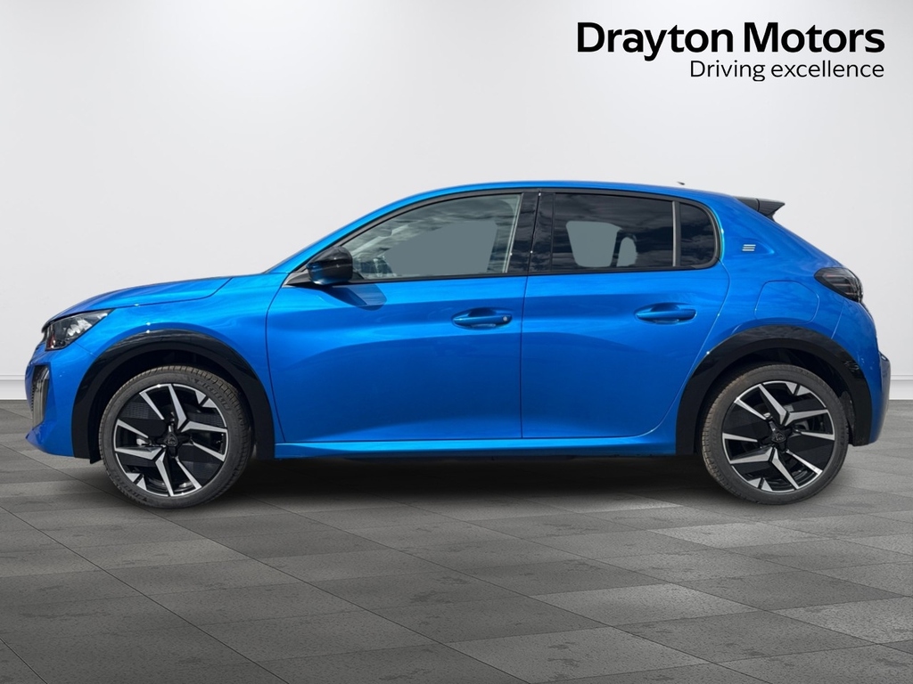 Peugeot e-208 50Kwh Gt Hatchback Blue #5