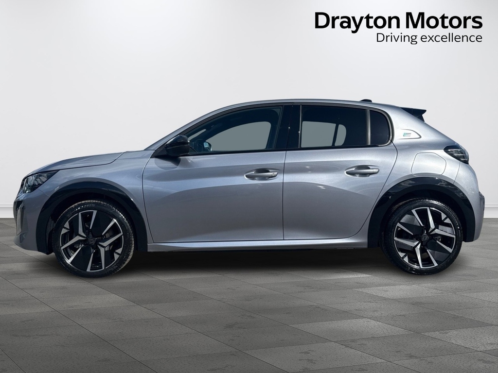 Peugeot e-208 50Kwh Gt Hatchback YY26JJZ Grey #5