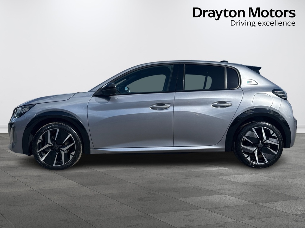 Peugeot e-208 50Kwh Gt Hatchback YY26JKE Grey #5