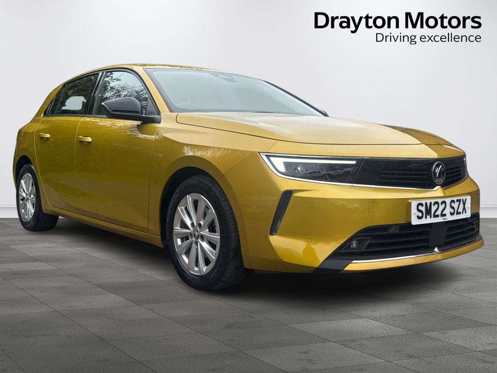 Vauxhall Astra 1.2 Turbo Design Hatchback Yellow