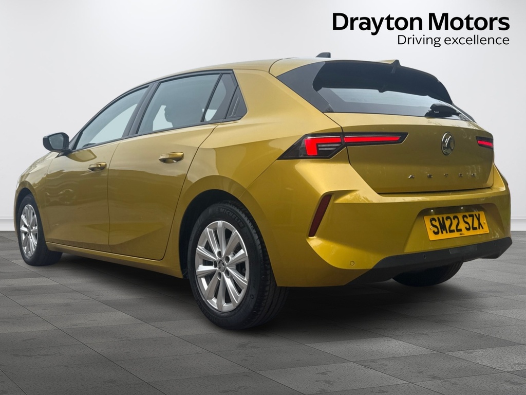 Vauxhall Astra 1.2 Turbo Design Hatchback SM22SZX Yellow #6